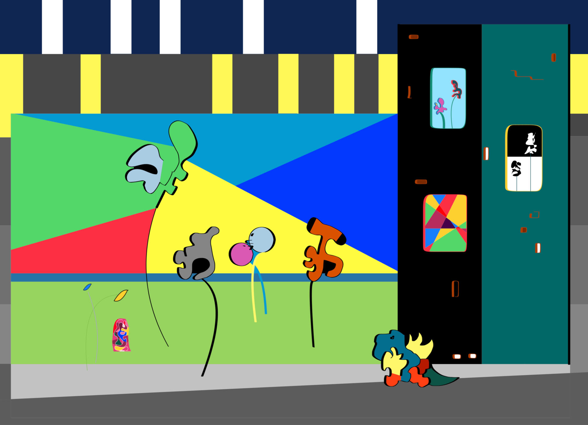 Green Spaces, Star crossed Skies and the lost Matryoshka Doll